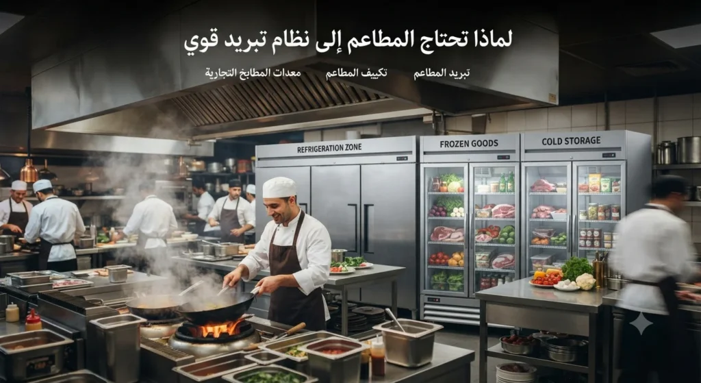لماذا تحتاج المطاعم إلى نظام تبريد قوي؟